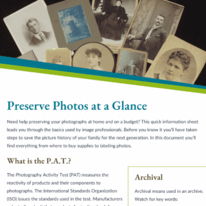 Preserving Photographs