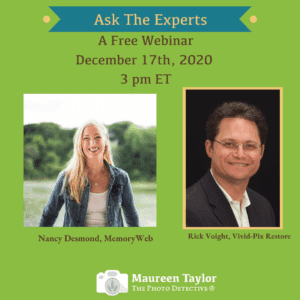 Ask the Experts: MemoryWeb and Vivid-Pix Restore